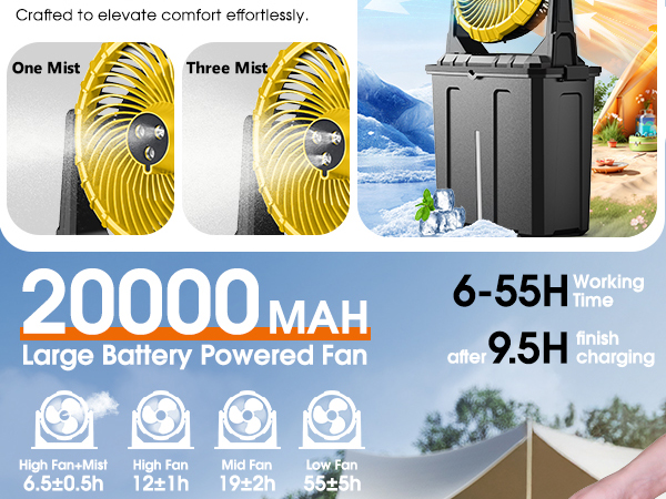 battery fan