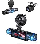 Dash Cam Front and Rear Inside,Dashcam for Cars with APP Control,Car Camera Driving Recorder with...