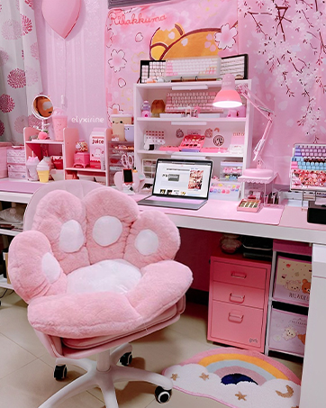 cat paw cushion