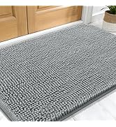 OLANLY Dog Door Mat for Muddy Paws 30x20, Absorbs Moisture and Dirt, Absorbent Non-Slip Washable ...