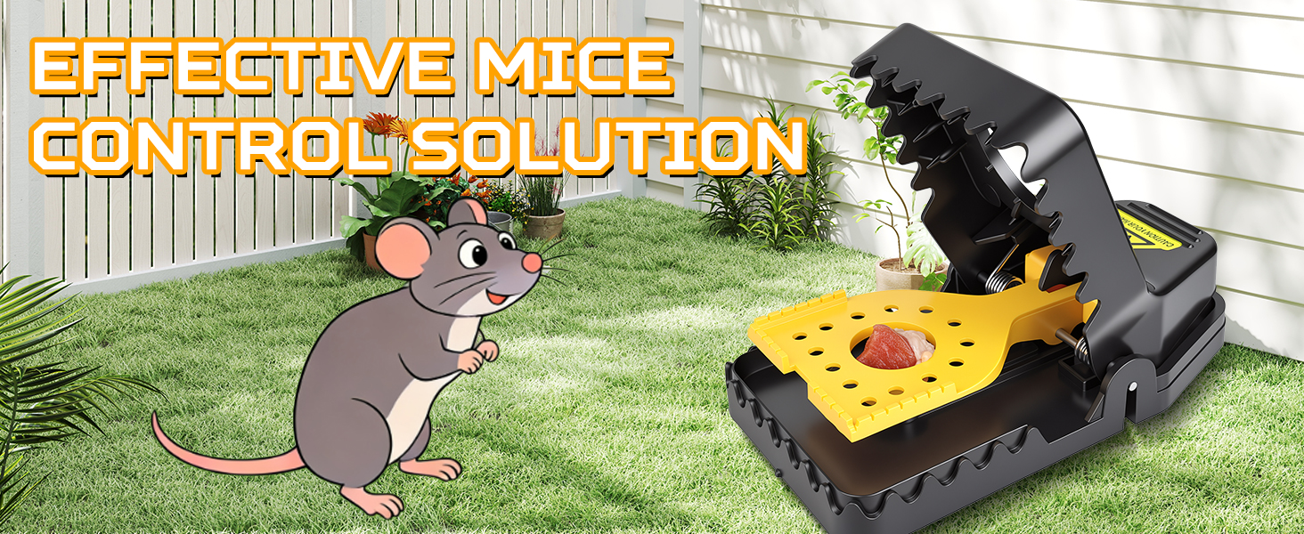 Effective Mice Control Solution, Reusable Physical Mouse Trap