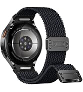 Charlam One Click No Gap Braided Bands Compatible with Samsung Galaxy Watch 7 Band 6 5 4 FE 40mm ...