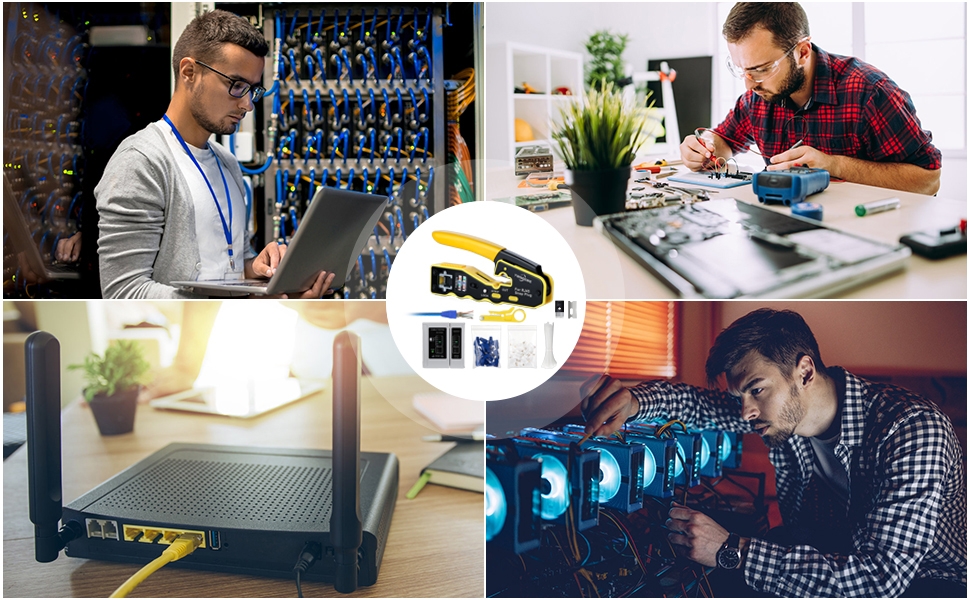 cat6 crimping tool kit