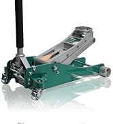 SATA 3-Ton (6,600 lb) Aluminum Floor Jack, Low-Profile Design with Dual-Piston Rapid Lift Pump, T...