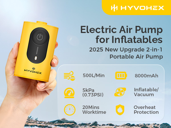 Portable Air Pump for Inflatables