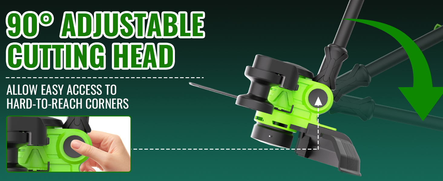 battery operated weed wacker cordless cordless string trimmer