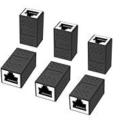 ZDRU RJ45 Ethernet in-line Adapter Keystone Coupler for Cat8/Cat7/Cat6/Cat5e/Cat5, Female to Fema...