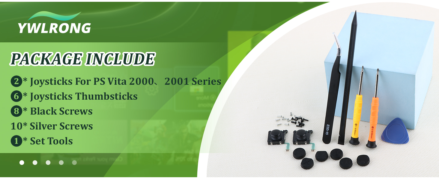 Joysticks Replacement for PS Vita 2000 2001