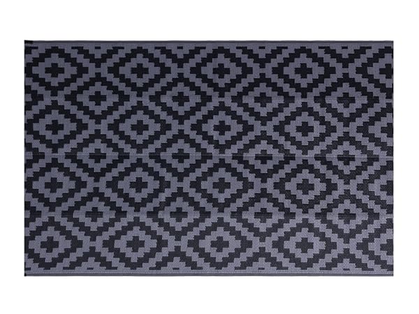 Black &amp;amp; Grey outdoor rug