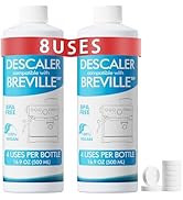 8 Uses Breville Compatible Descaling Solution, 2 Years Descaler Kit Come with 8 Cleaning Tablets,...