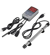 hygger 500W Titanium Aquarium Heater for Salt Water and Fresh Water, Digital Submersible Heater w...