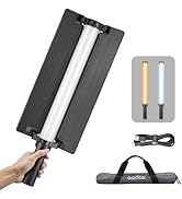 Godox LC500 Mini LED Light Stick Lighting,Bi-Color 2500K-8500K Adjustable, CRI 95 TLCI 96 Accurat...