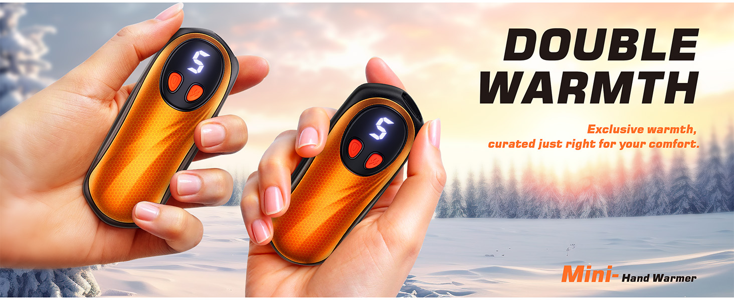 Hand Warmers Rechargeable 2 Pack