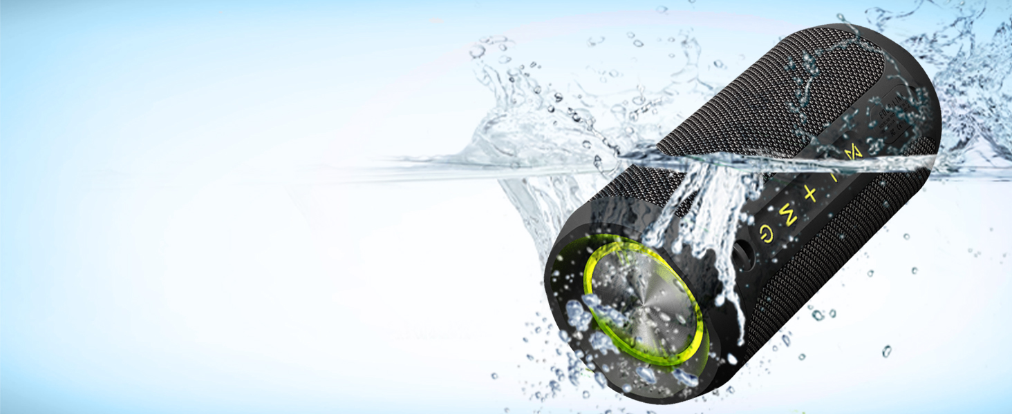 Black Waterproof Bluetooth Speaker