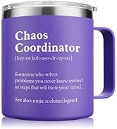 NOWWISH Chaos Coordinator Mug - Thank You Gift for Mom, Teacher | Women, Coworker, Manager, Offic...