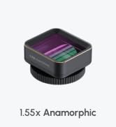 Shiftcam | LensUltra 1.55x Anamorphic Lens - 1.55x Magnification, 120° Angle - Plunge into Ultra-...