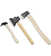 Miniature Axe, Miniature Wooden Handle Metal Hatchet, Chopper, Outdoor Dollhouse Accessories, Dol...