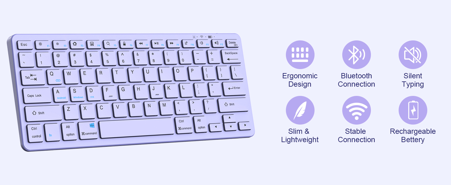 Bluetooth Keyboard for iPad-2