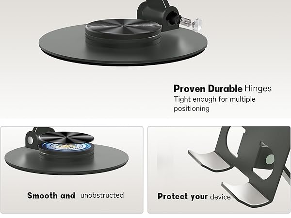 Proven Durable Hinges Tight enough for multiple positioning