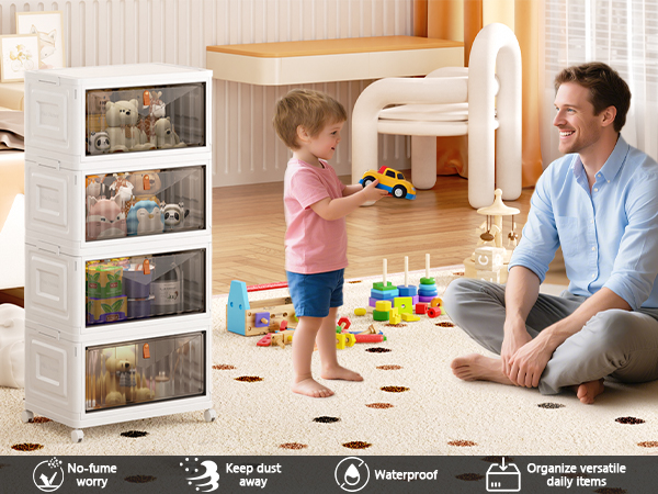 storage bins with lids