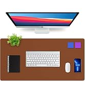 K KNODEL Desk Mat, Blotter, Dual-Sided Office Desk Pad, Waterproof Desk Mat for Desktop, Desk Blo...