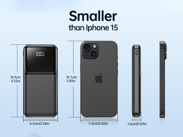 Power Bank Portable Charger with Built in Cable