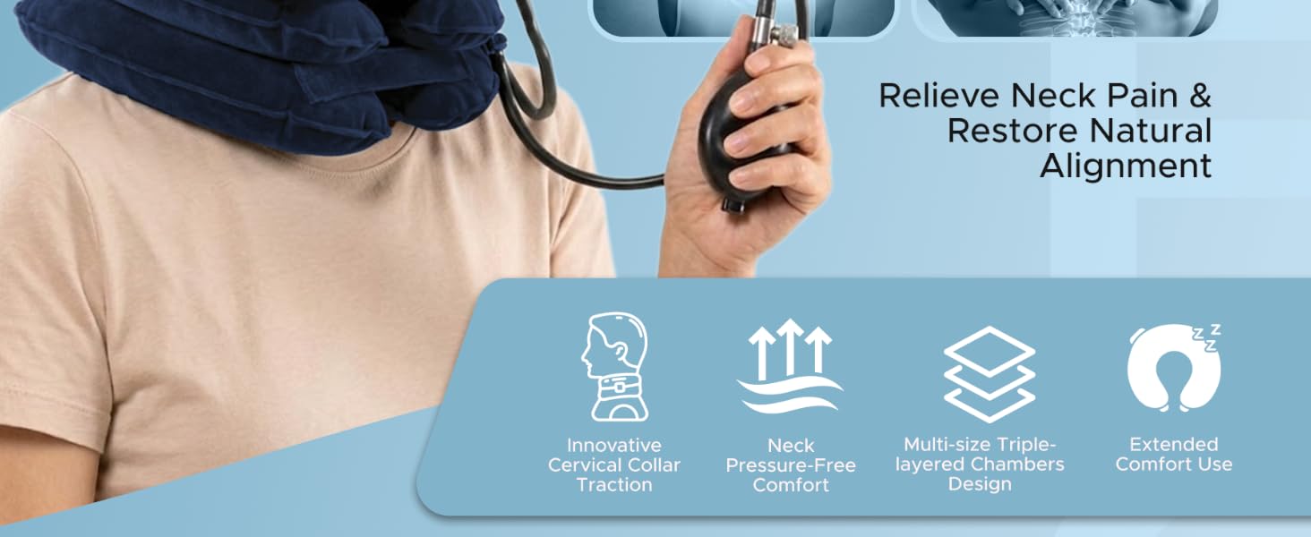 neck release device neck traction device inflatable neck stretcher neck stretcher cervical traction