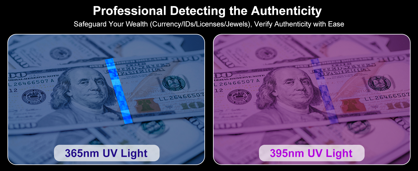 uv flashlight for currency