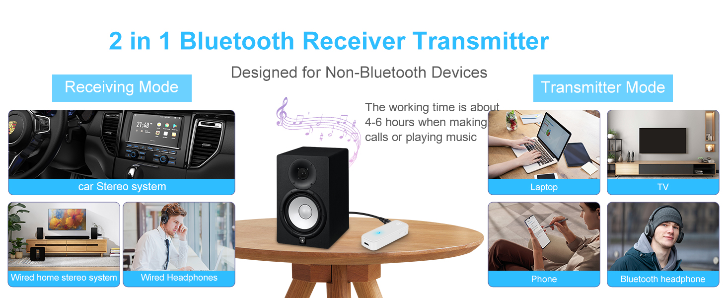 bluetooth aux adapter for car