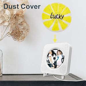 Wall Mountable CD Player Bluetooth Desktop CD Player Speakers