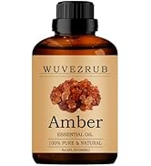 Wuvezrub Amber Essential Oils 240ML, Pure Amber Essential Oil for Aromatherapy Diffuser - 8 Fl Oz