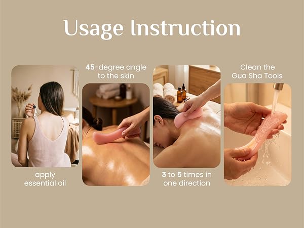 gua sha facial tool muscle scraper tool