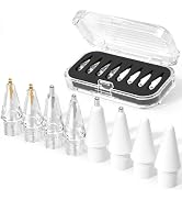 JOOSKO 8 Pack Upgraded Replacement Tips for Apple Pencil Pro/USB-C/2nd Gen/1st Gen Tips(with Stor...