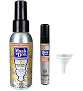SANI 360° Mask a Doo Toilet Spray, Portable Bathroom-Deodorizing Enzyme Formula, Odor-Neutralizer...