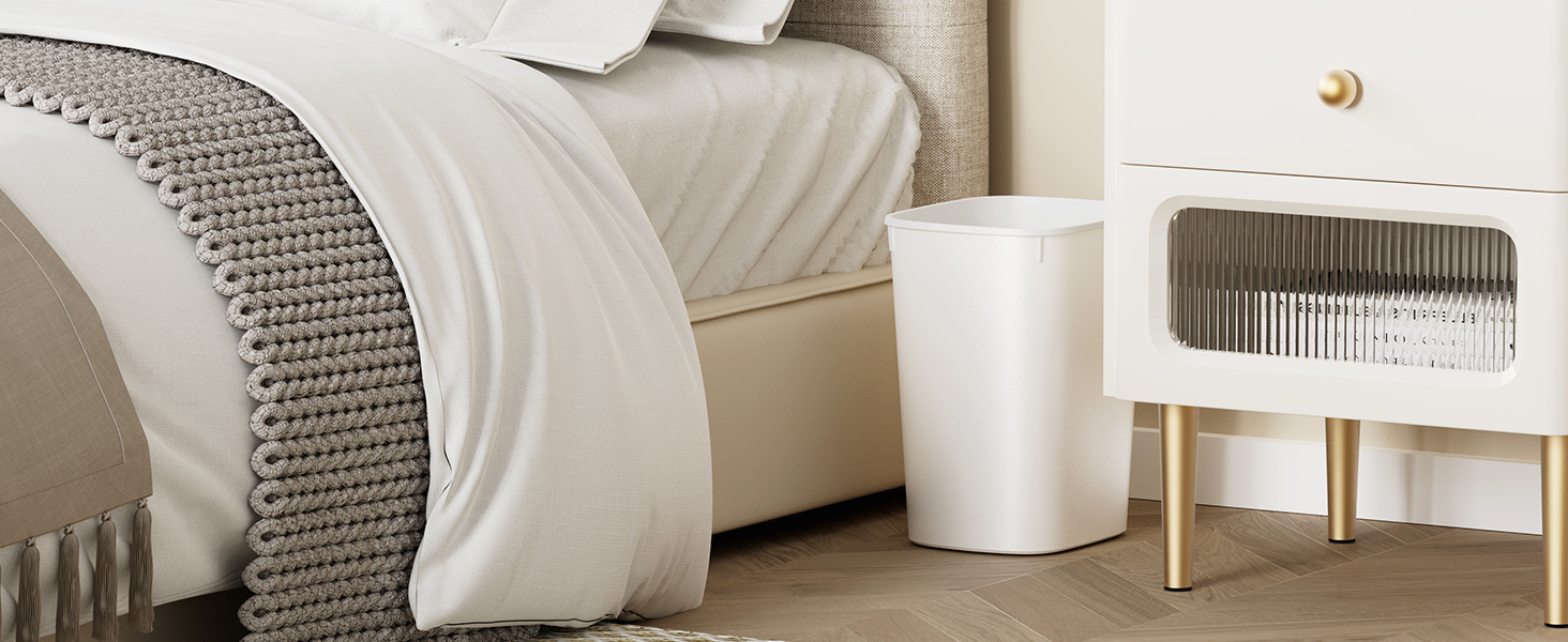 Bedroom trash can