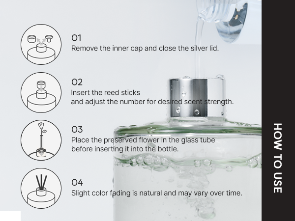 flower reed diffuser