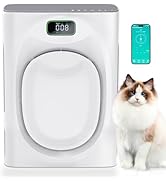 Pet Air Purifier for Home Large Room Bedroom 2500 Ft² with Washable Filters, H13 HEPA Double-Side...