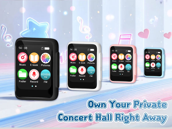 mp3 player with fm radio, mp3 player with speaker, usb mp3 player, mp3 player no wifi