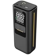 SANARAE T10 Smart Cordless Air Compressor – 150 PSI Portable Tire Inflator with LCD Display, 8000...