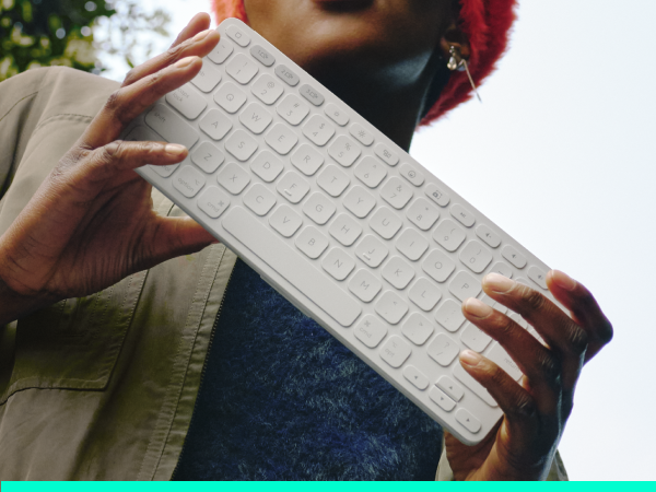 Keys-To-Go 2 Portable Bluetooth Slim Keyboard for Tablet With Built-in Cover