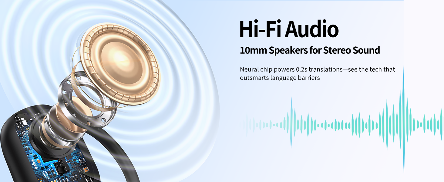 AI Translation Earbuds Real Time