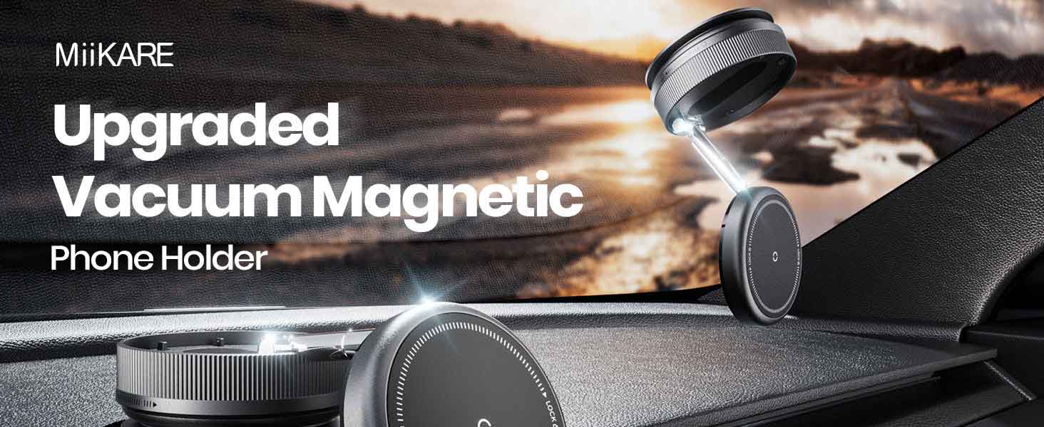 360 adjustable vacuum magnetic phone holder