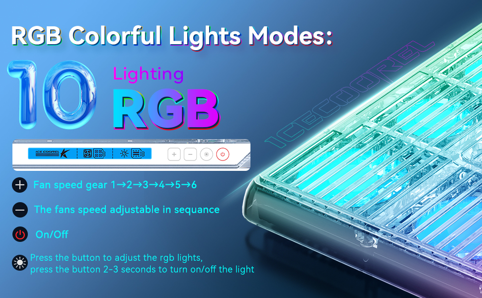 RGB Laptop cooling pad