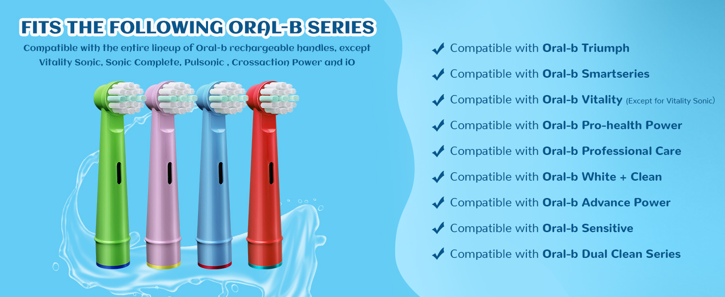 GENKENT toothbrush heads for kid