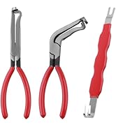3PCS Electrical Disconnect Pliers for Cars,Sturdy Electrical Connector Pliers Including Straight ...