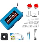 LoDinpo Mini Survival Fishing Kit Small Emergency Fishing TackleBox Pocket Outdoor Fishing Set Tr...