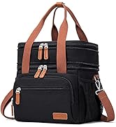 Weitars Lunch Bag For Women Men-Dual Compartment Large Lunch Box For Men Adult Lunch Box For Nurs...