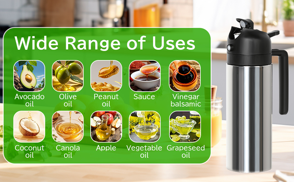 2 in 1 Oil Dispenser and Oil Sprayer