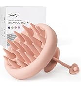 Sndyi Silicone Scalp Massager Shampoo Brush, Hair Scrubber with Soft Silicone Bristles, Scalp Scr...