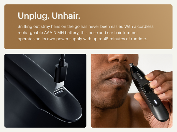 manscaped weed whacker nose ear hair trimmer